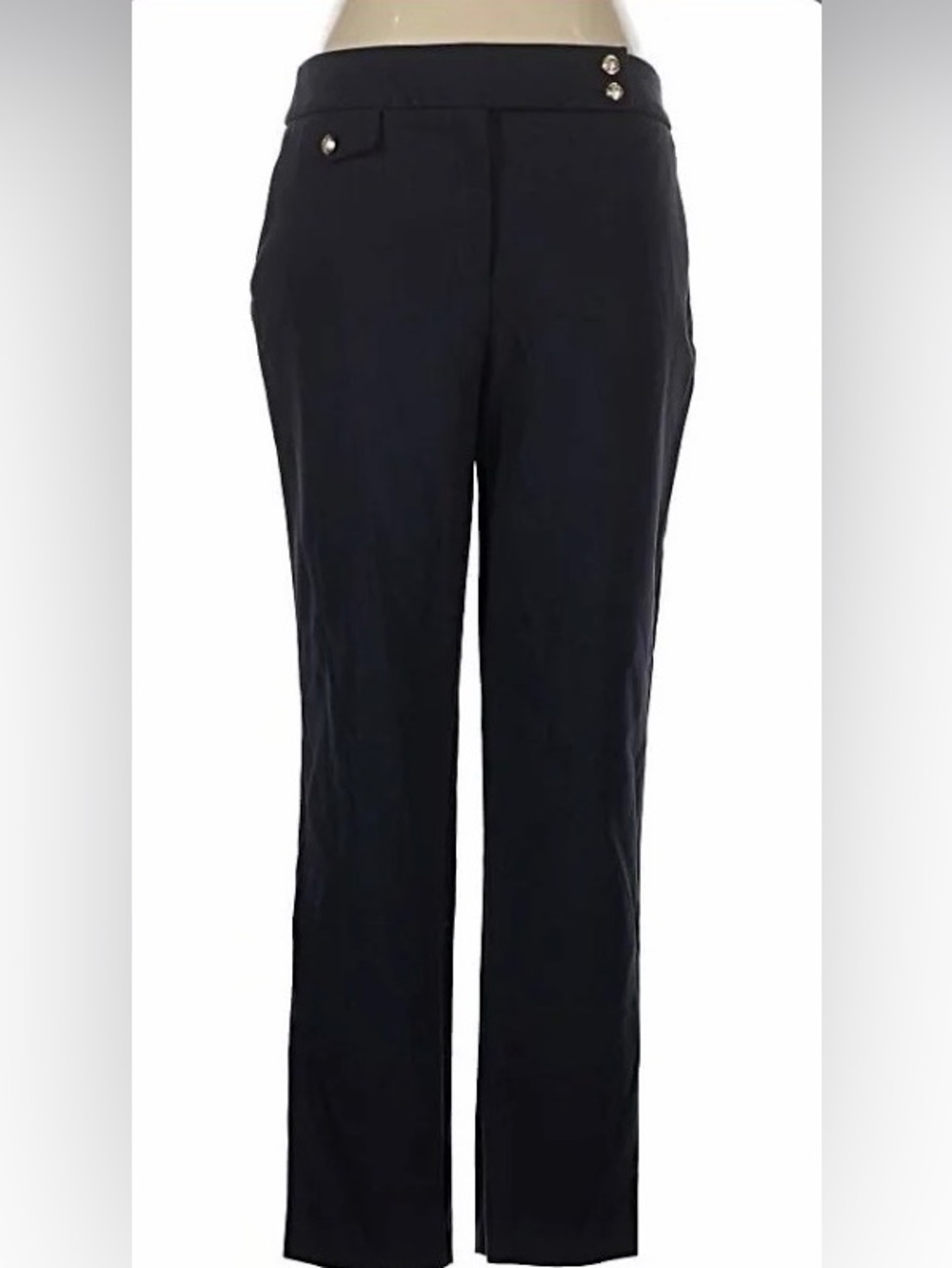 Rachel Zoe Black Dress Pants with Contrast Trim